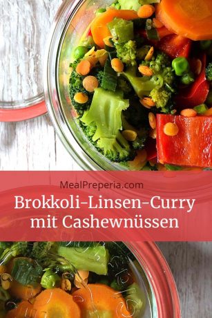 Brokkoli-Linsen-Curry mit Cashewnüssen mealpreperia.com