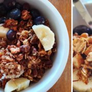 Banane-Nuss-Granola