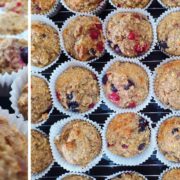 Saftige Frühstücksmuffins mit Banane und Hafer