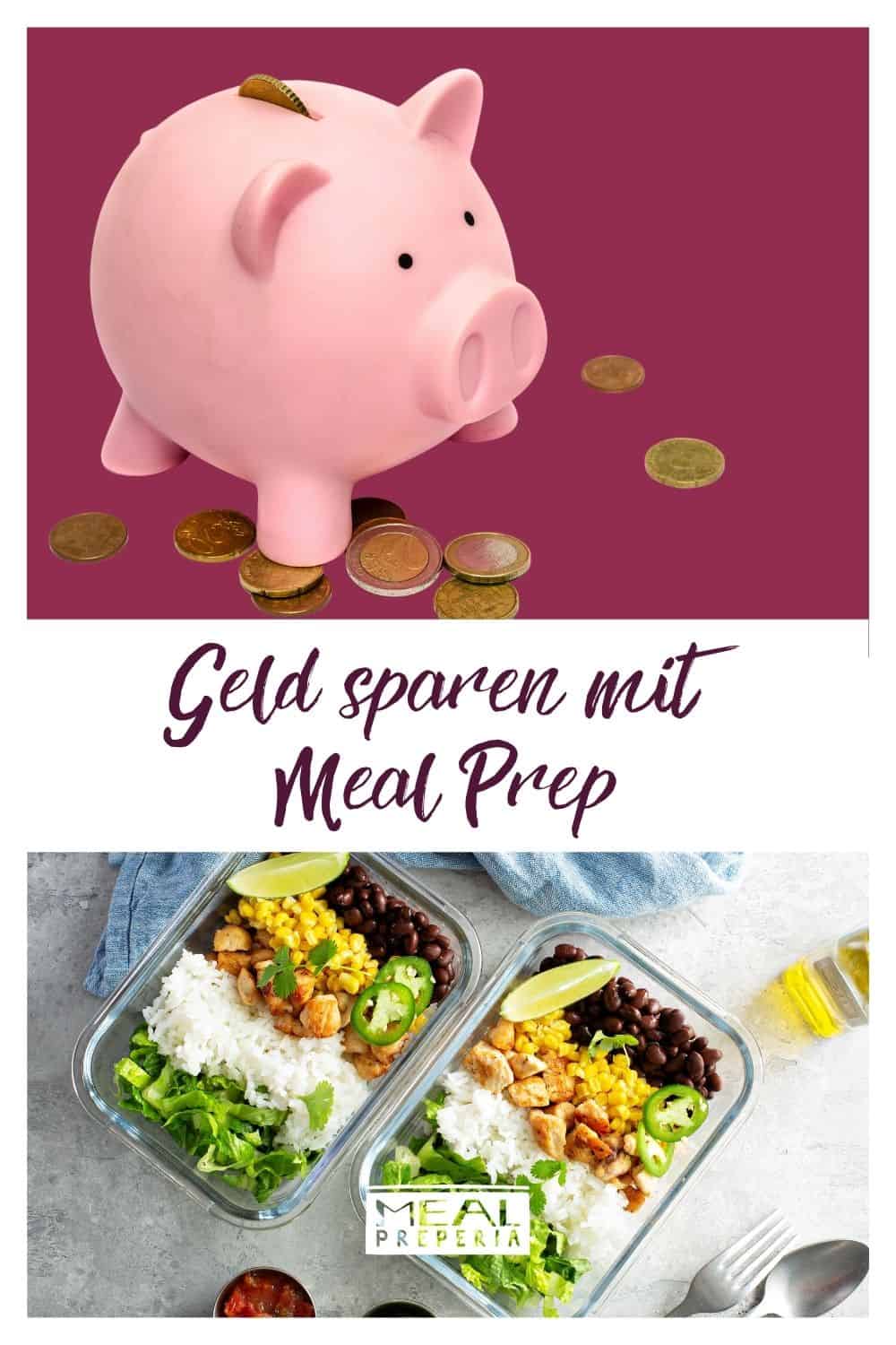 Geld sparen Meal Prep_Pin
