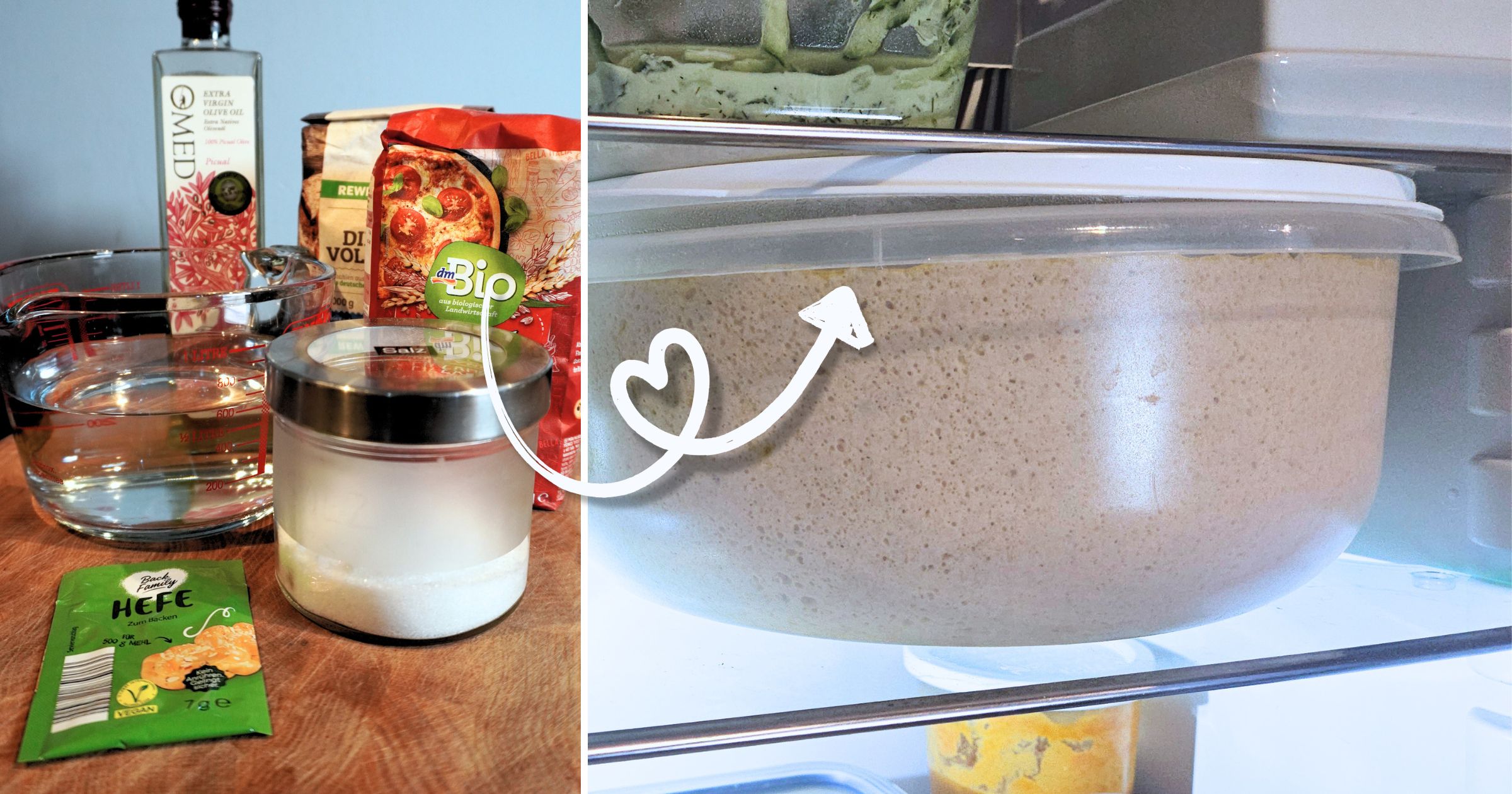 Pizzateig vorbereiten über Nacht: 1 Teig für viele Möglichkeiten